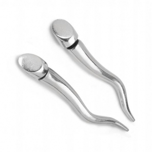 Italian Stiletto Earring Silver Curvy